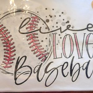 Live Love Baseball T-Shirt